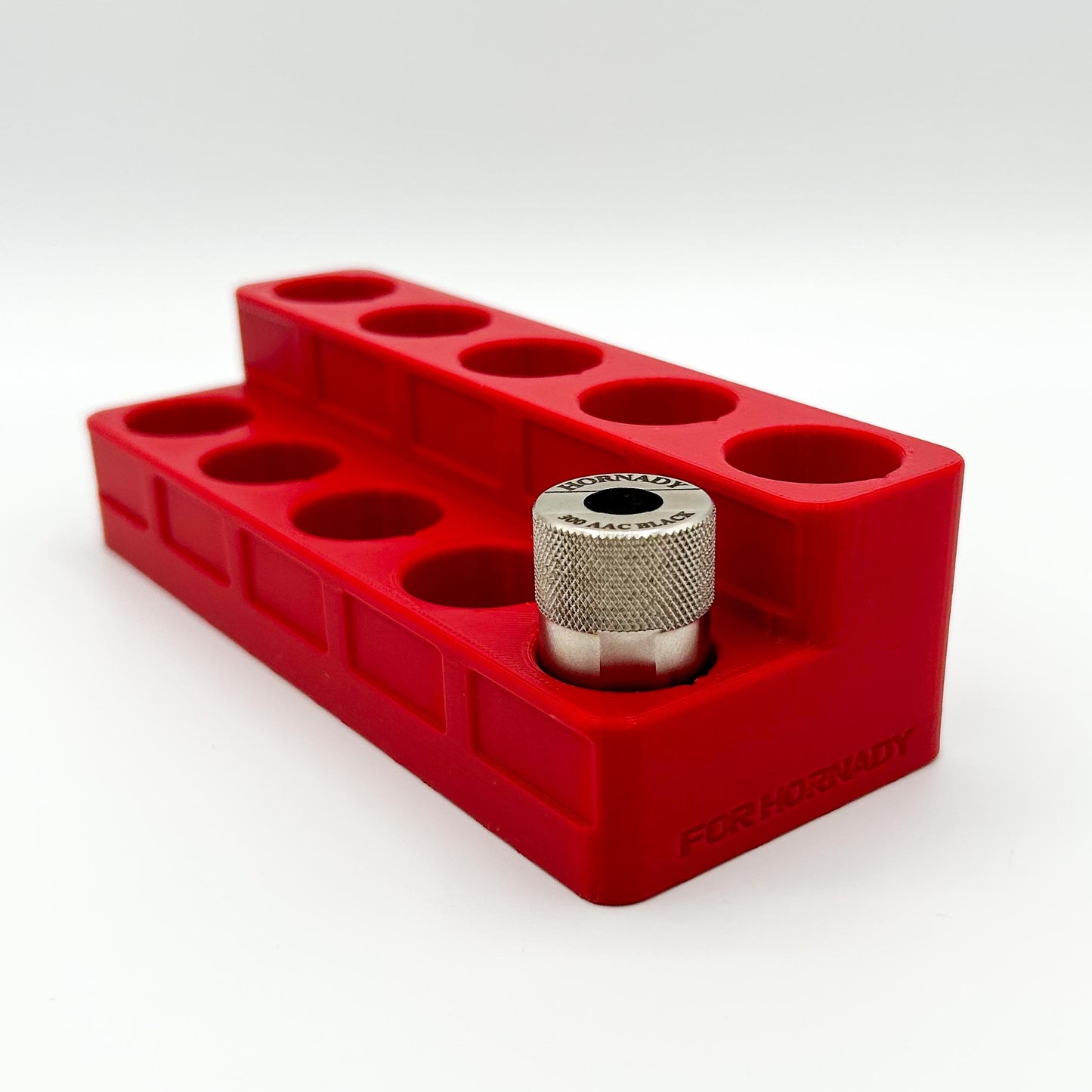 Case Gauge Storage Rack – 10 Slot Bench Holder