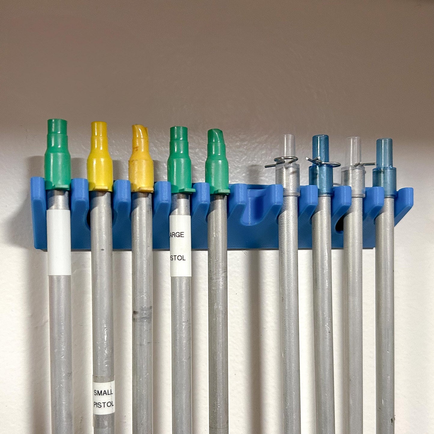 Wall-Mount Primer Tube Holder – Holds 10 Tubes, Compatible with Dillon