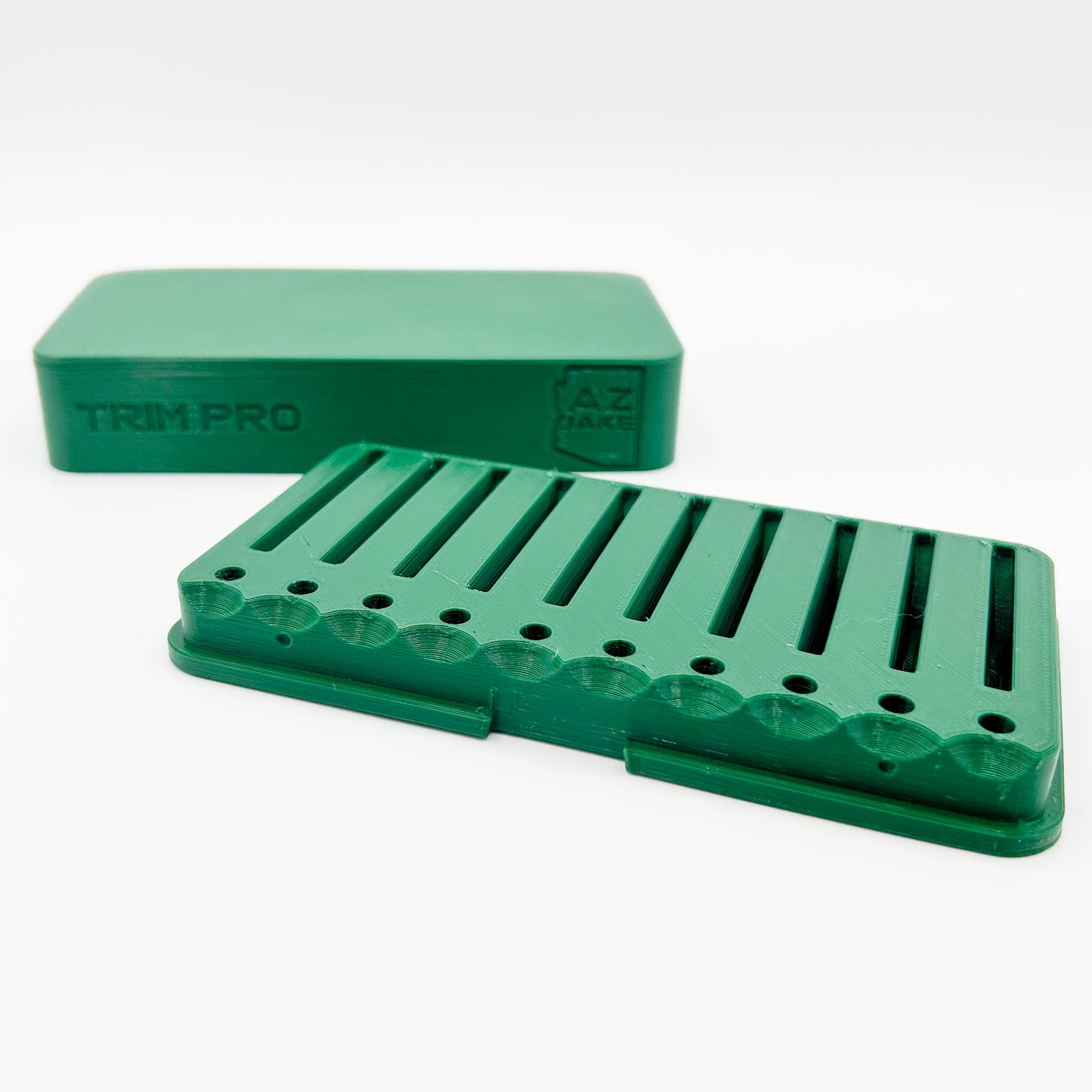 Multipurpose Shell Holder and Pilot Rack with Protective Lid – Compatible with RCBS Trim Pro