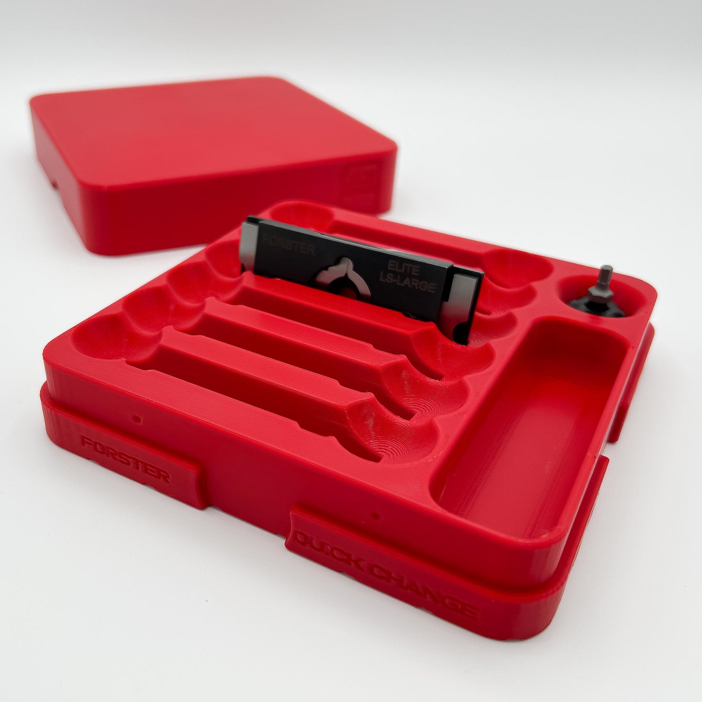 Storage Tray with Lid for Forster Quick-Change Jaws – Compatible with Co-Ax Press