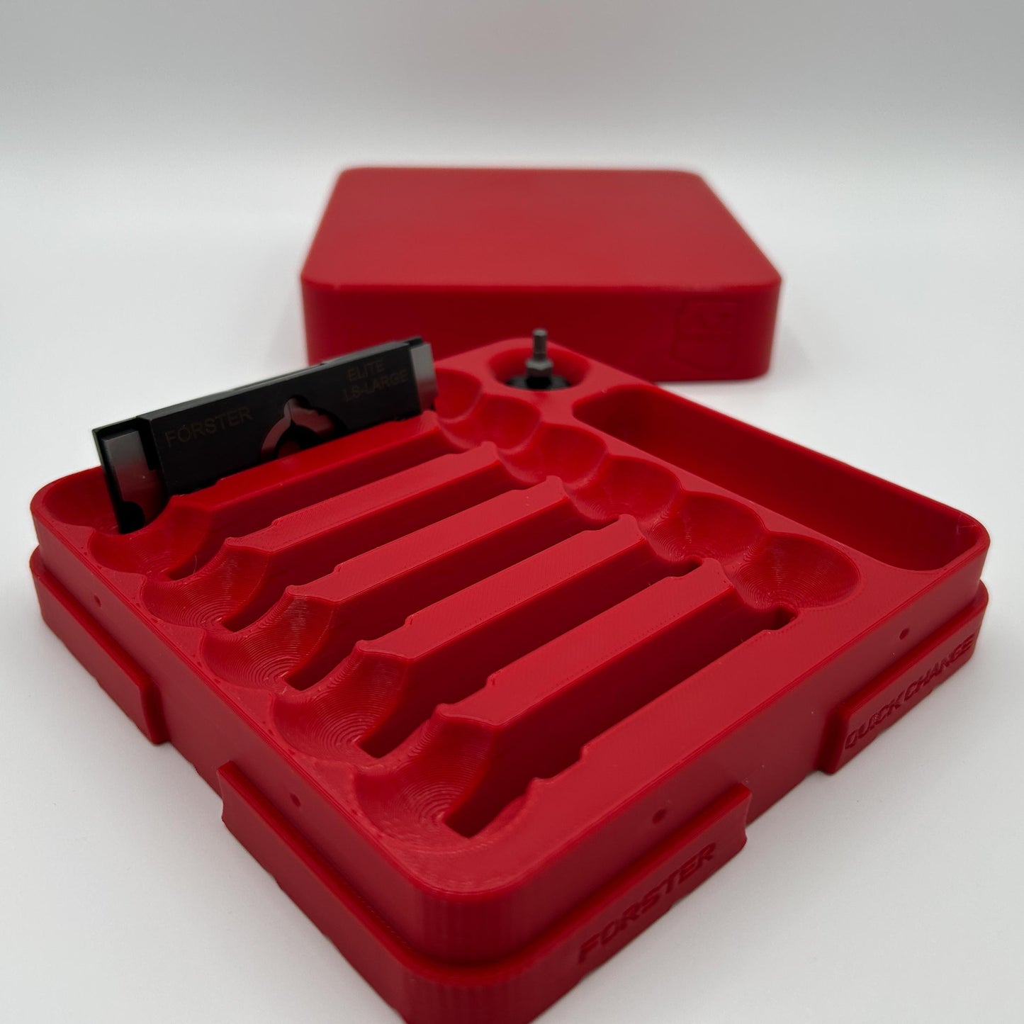 Storage Tray with Lid for Forster Quick-Change Jaws – Compatible with Co-Ax Press