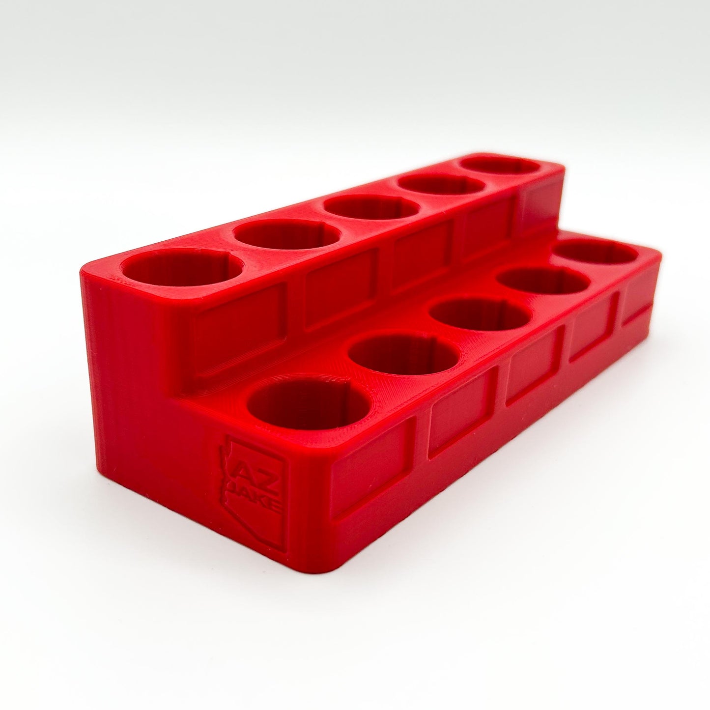 Case Gauge Storage Rack – 10 Slot Bench Holder