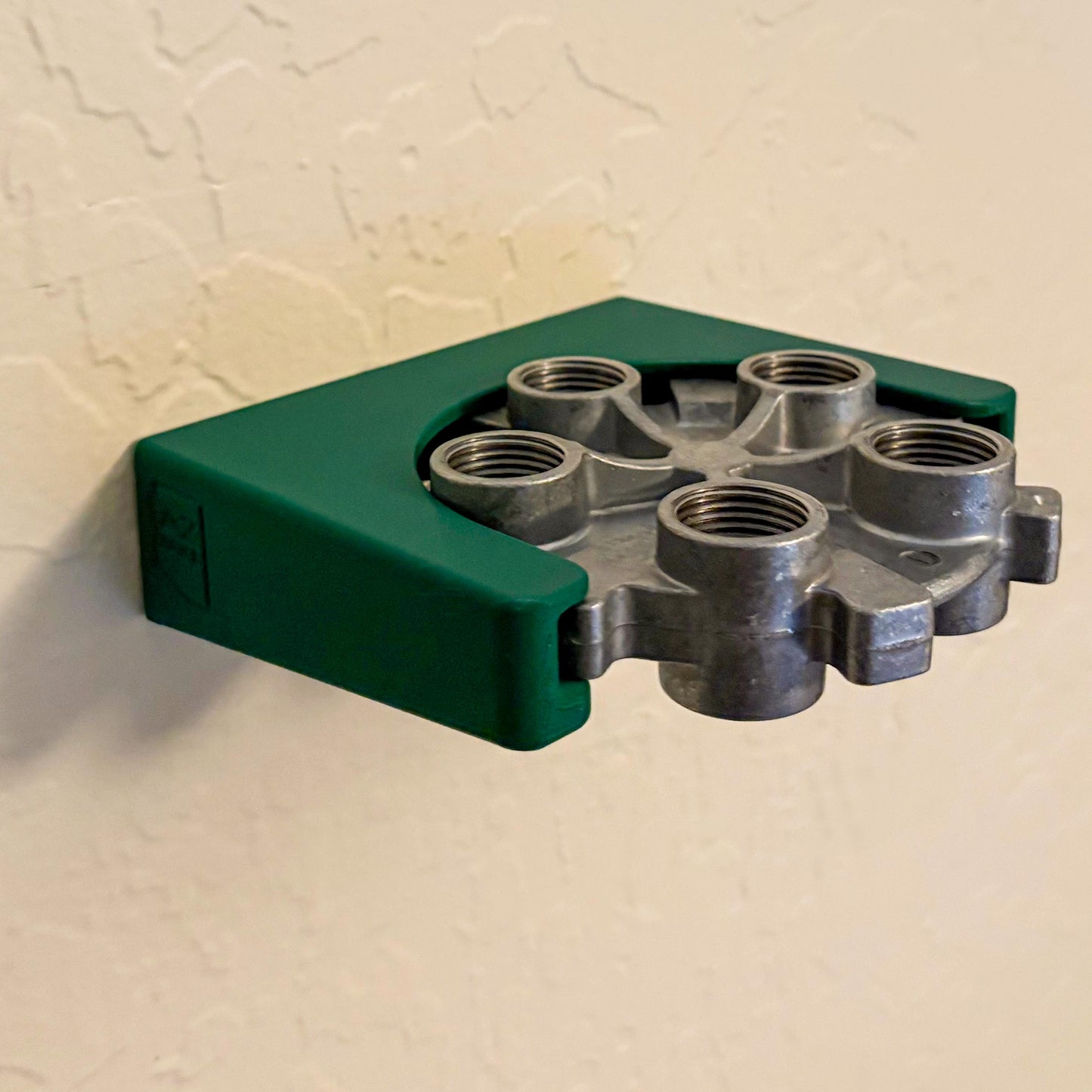 Wall-Mounted Holder for 1 Die Plate – Compatible with RCBS Pro Chucker 5 & 7