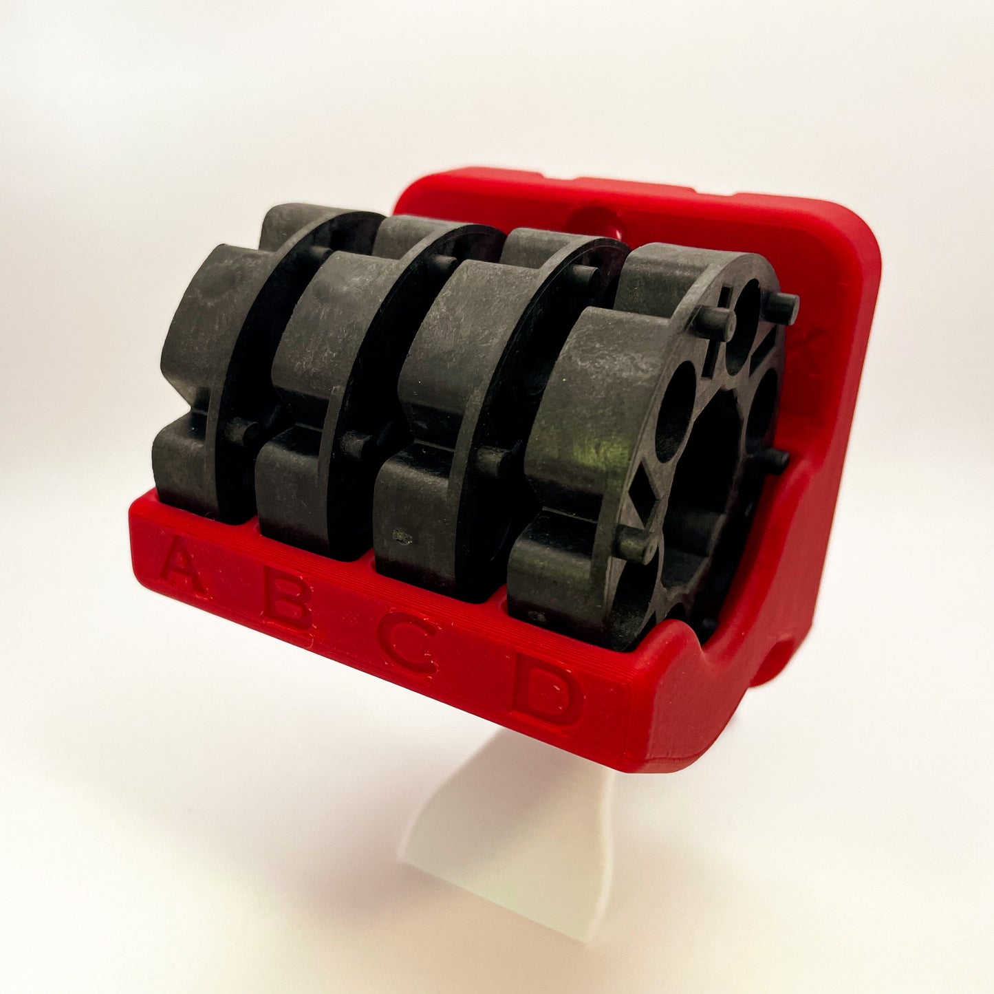 Bench/Shelf Top or Wall Mounted Holder for Lee Precision AUTO DISK holds 4 disks