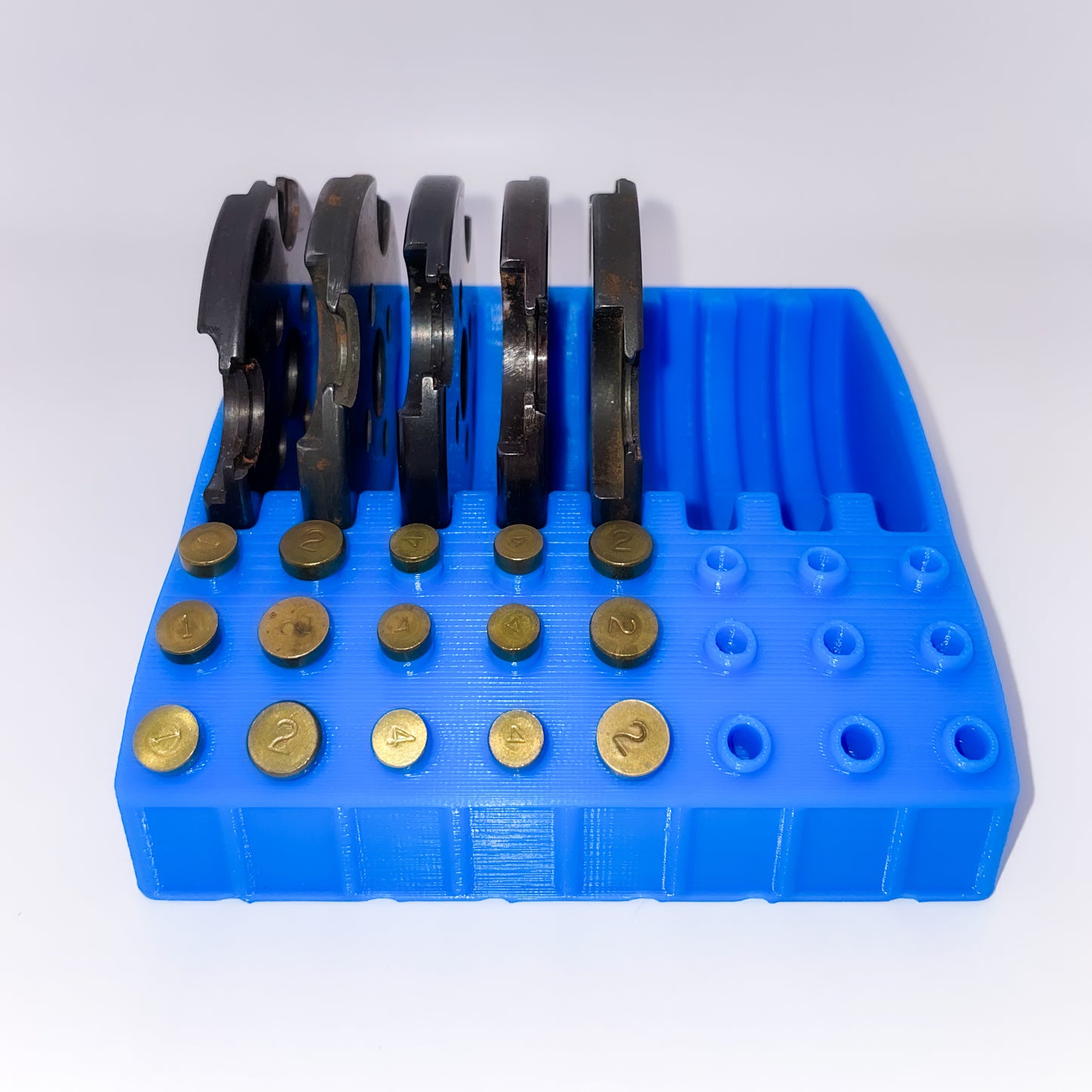 Shell Plate and Locator Pin Holder for Dillon 550 Caliber Conversion Kits