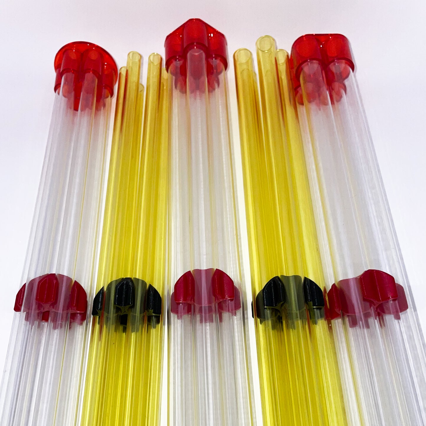 4-Pack 4-Tube Universal Case Feed Support Clamp for LEE Precision Case Feed Tubes