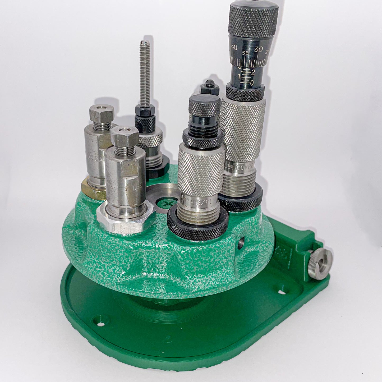 Bench Top Holder for RCBS Turret with Shell Holder Storage