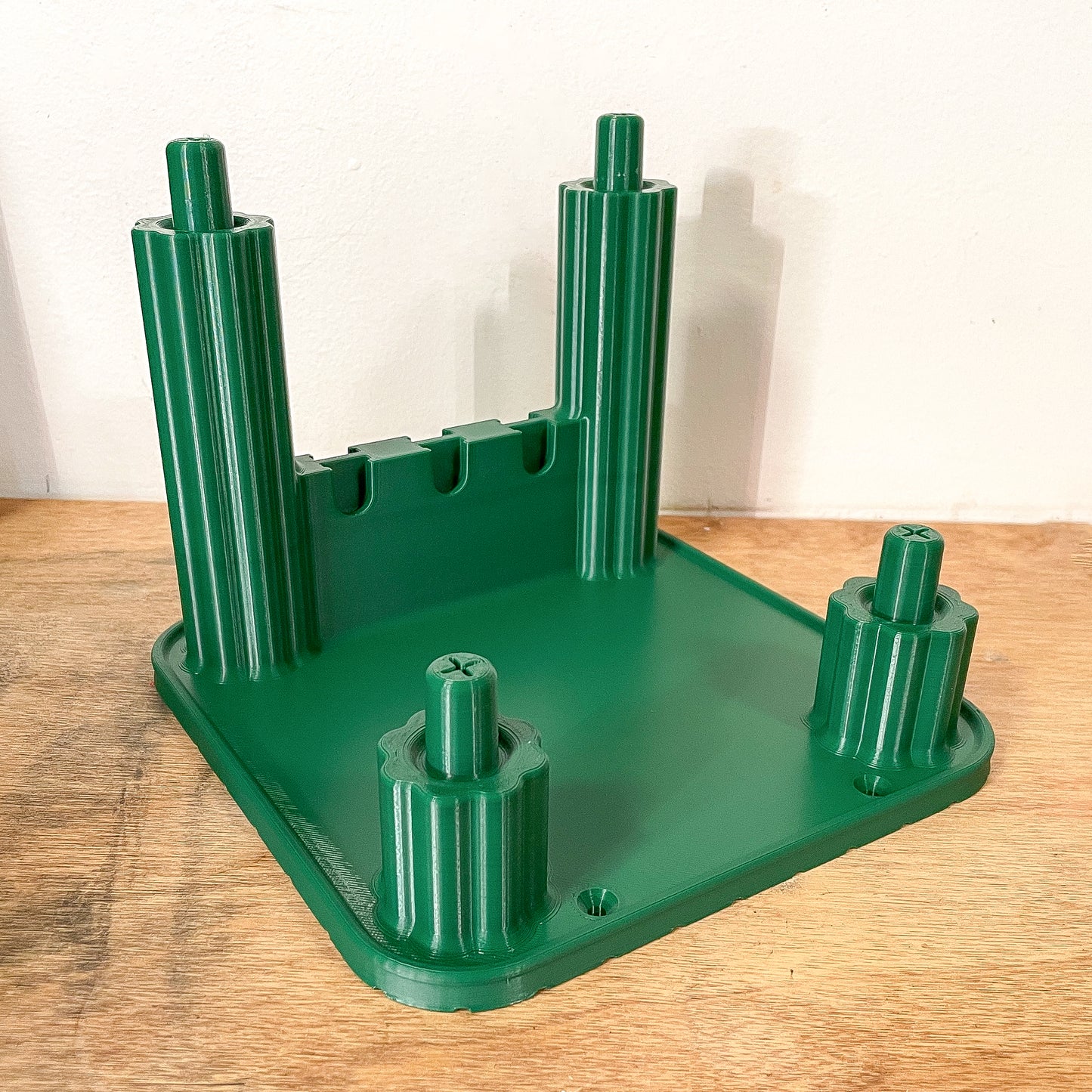 Bench Top Holder for 4 RCBS Turrets with Enhanced Shell Holder Storage