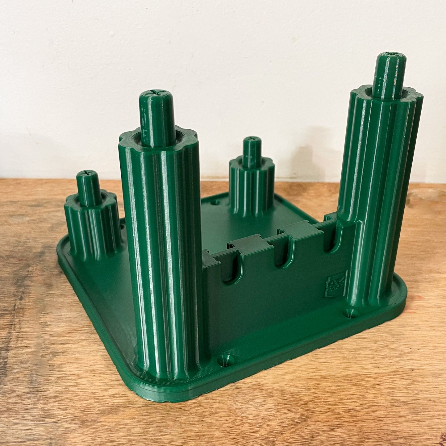 Bench Top Holder for 4 RCBS Turrets with Enhanced Shell Holder Storage