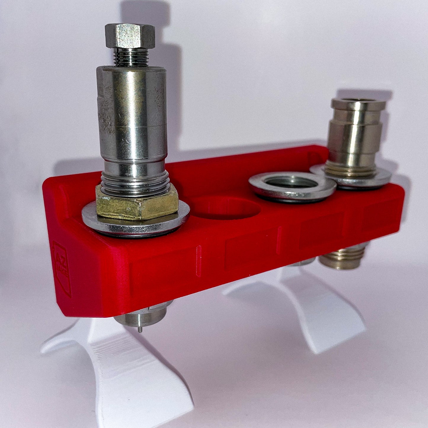 Horizontal 4-Die Storage Rack for LEE or Hornady Quick Change Bushings - 3D Printed