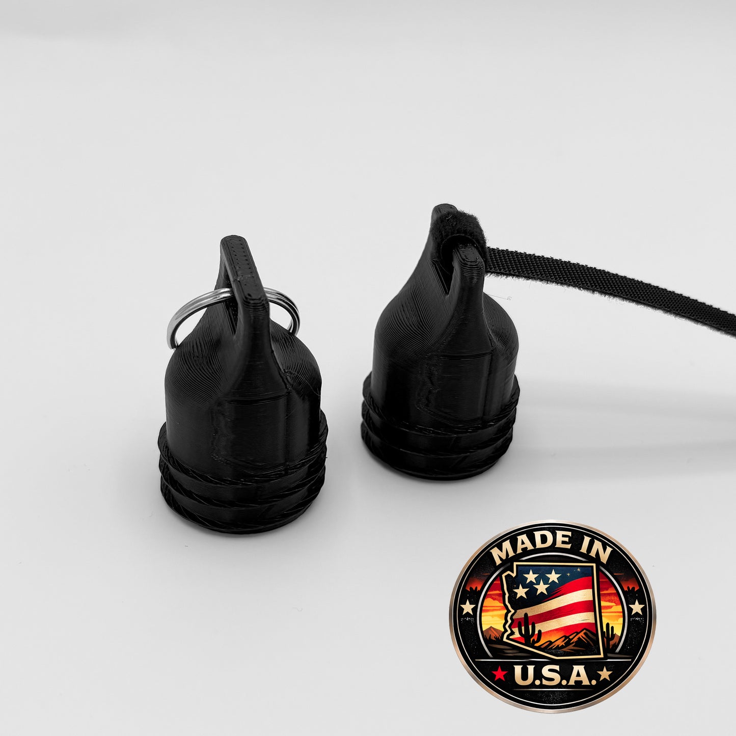 Propane Tank Cap & Hose Plug Set – OPD QCC1 – ABS – Made in USA – RV, BBQ, Overland