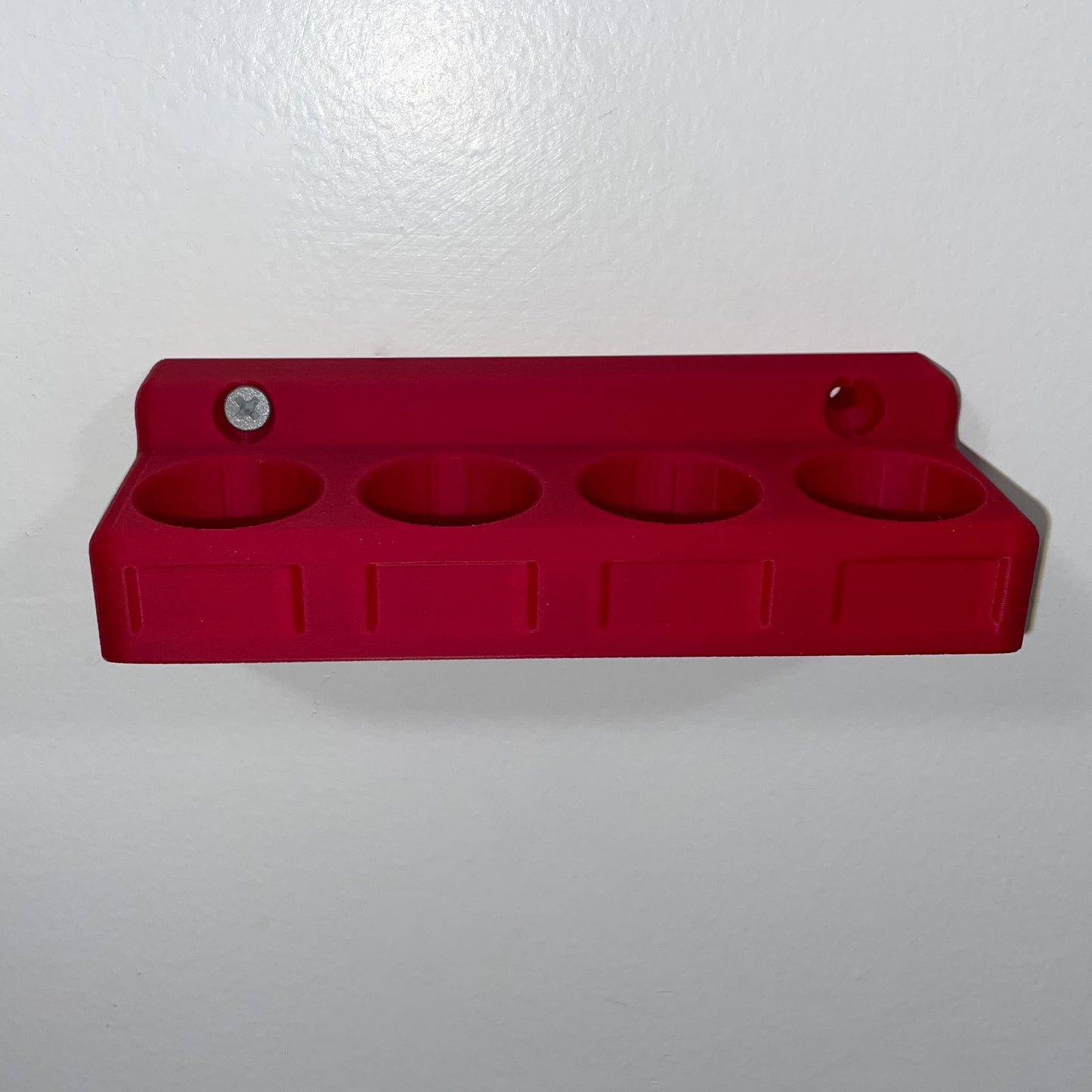 Horizontal 4-Die Storage Rack for LEE or Hornady Quick Change Bushings - 3D Printed