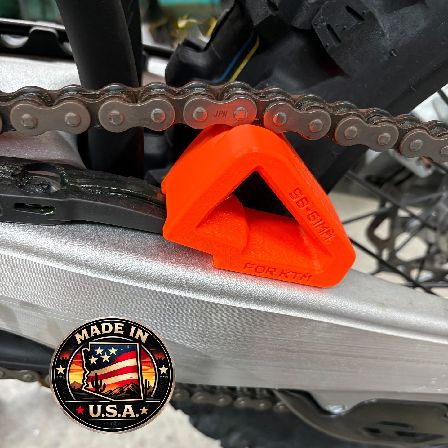 Chain Tension Go/No-Go Tool – 58–61mm Gauge for KTM, Husqvarna & GasGas (2023–2026)