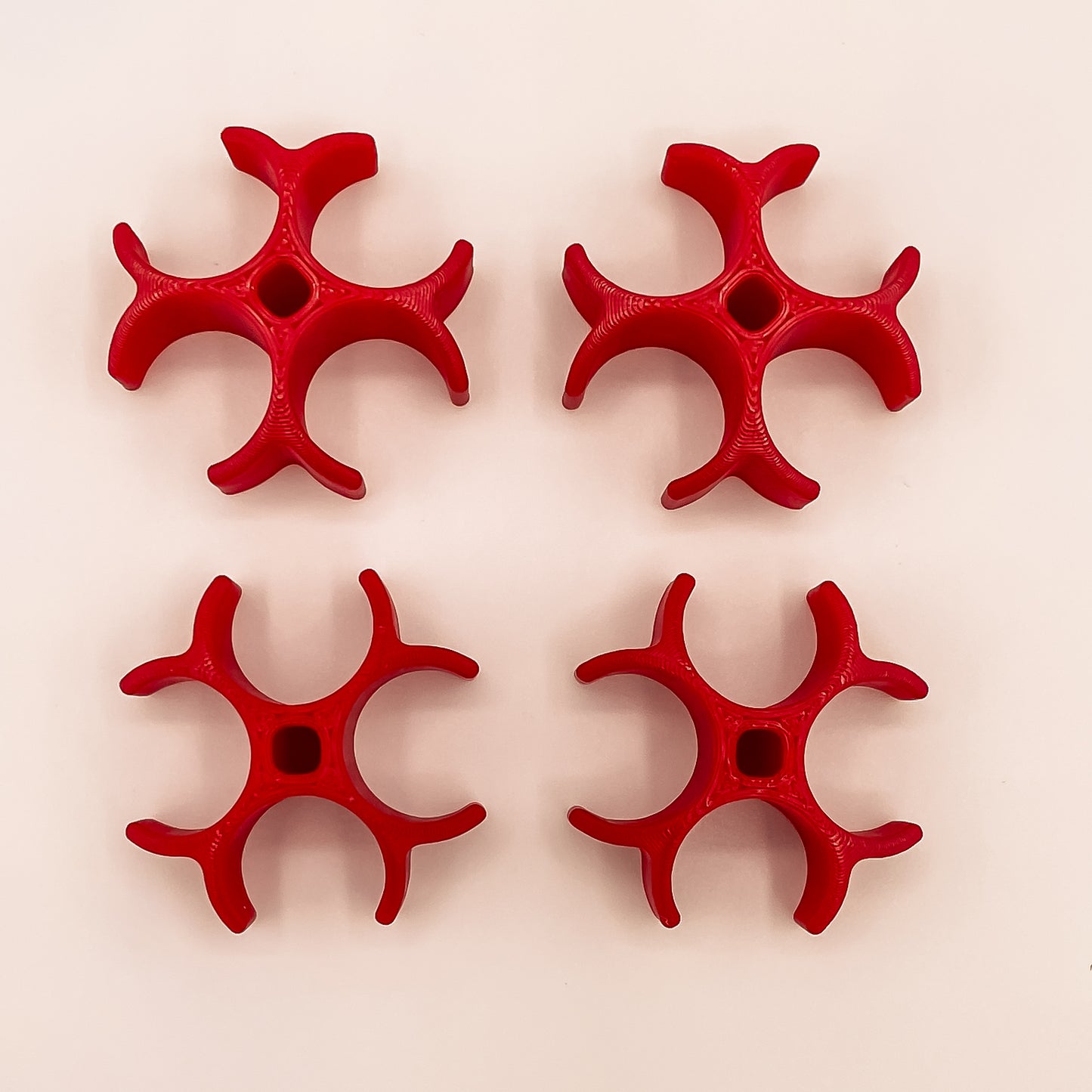 4-Pack 4-Tube Universal Case Feed Support Clamp for LEE Precision Case Feed Tubes