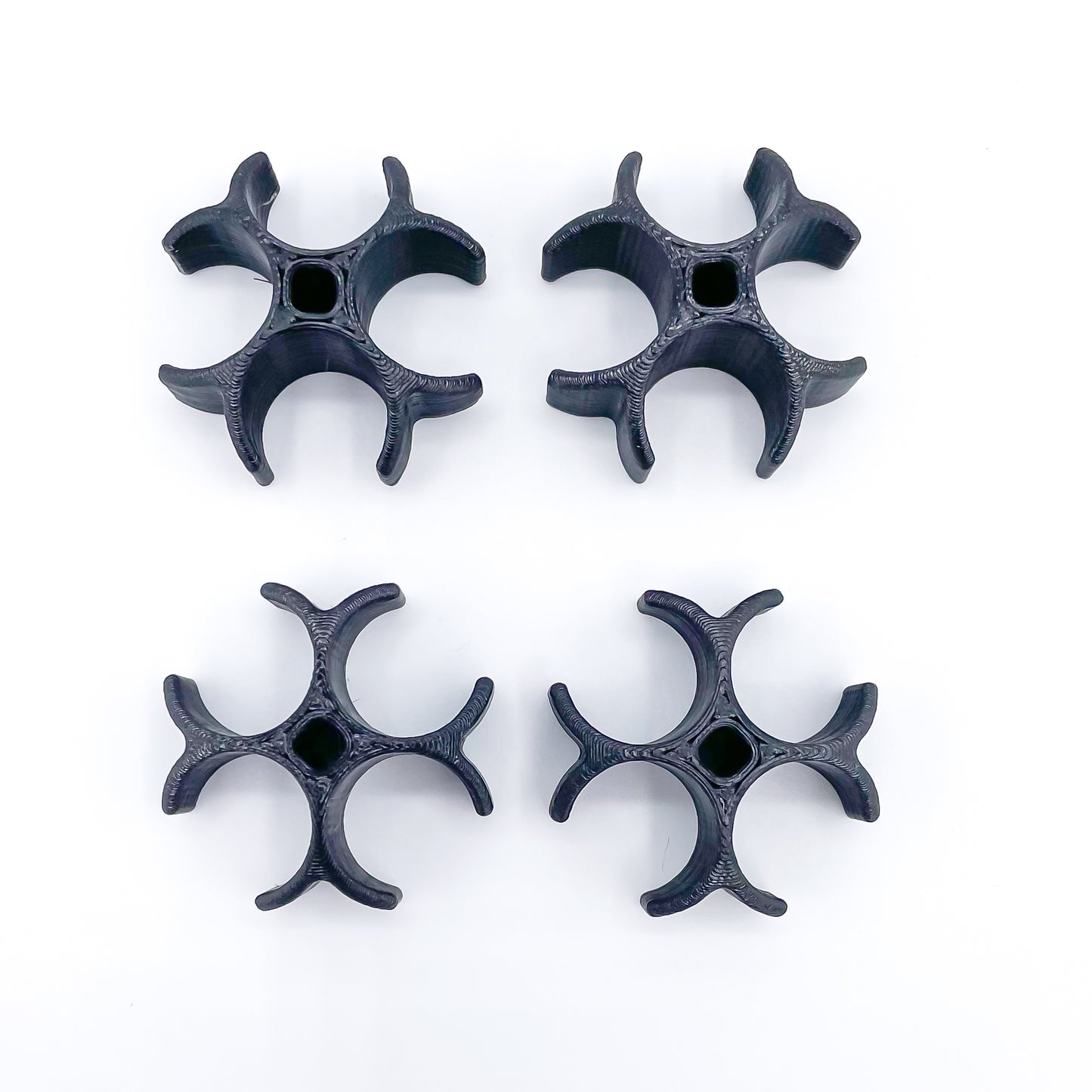 4-Pack 4-Tube Universal Case Feed Support Clamp for LEE Precision Case Feed Tubes