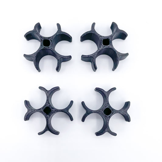 4-Pack 4-Tube Universal Case Feed Support Clamp for LEE Precision Case Feed Tubes