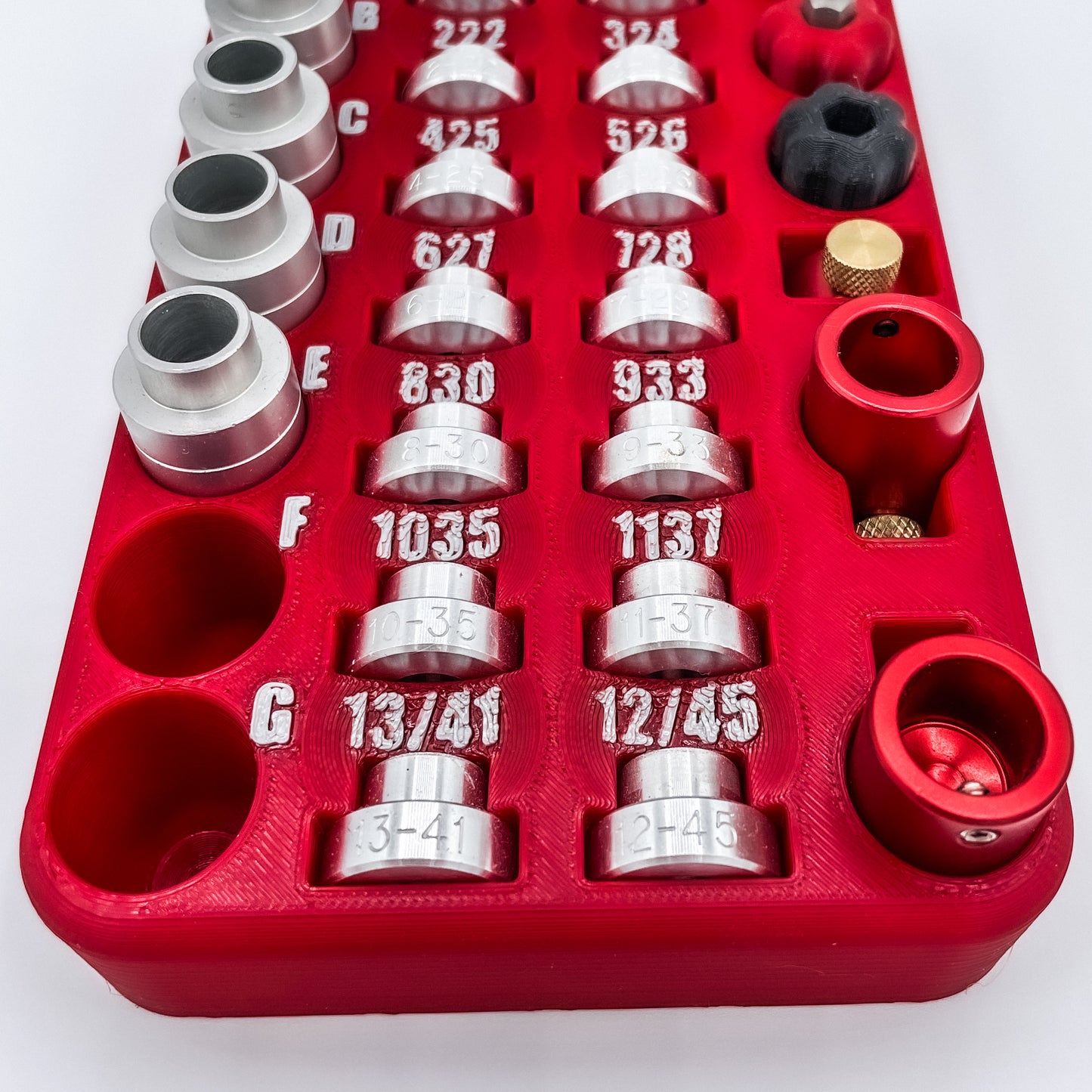 Precision Storage Rack for Headspace & Bullet Comparators - Compatible with Hornady