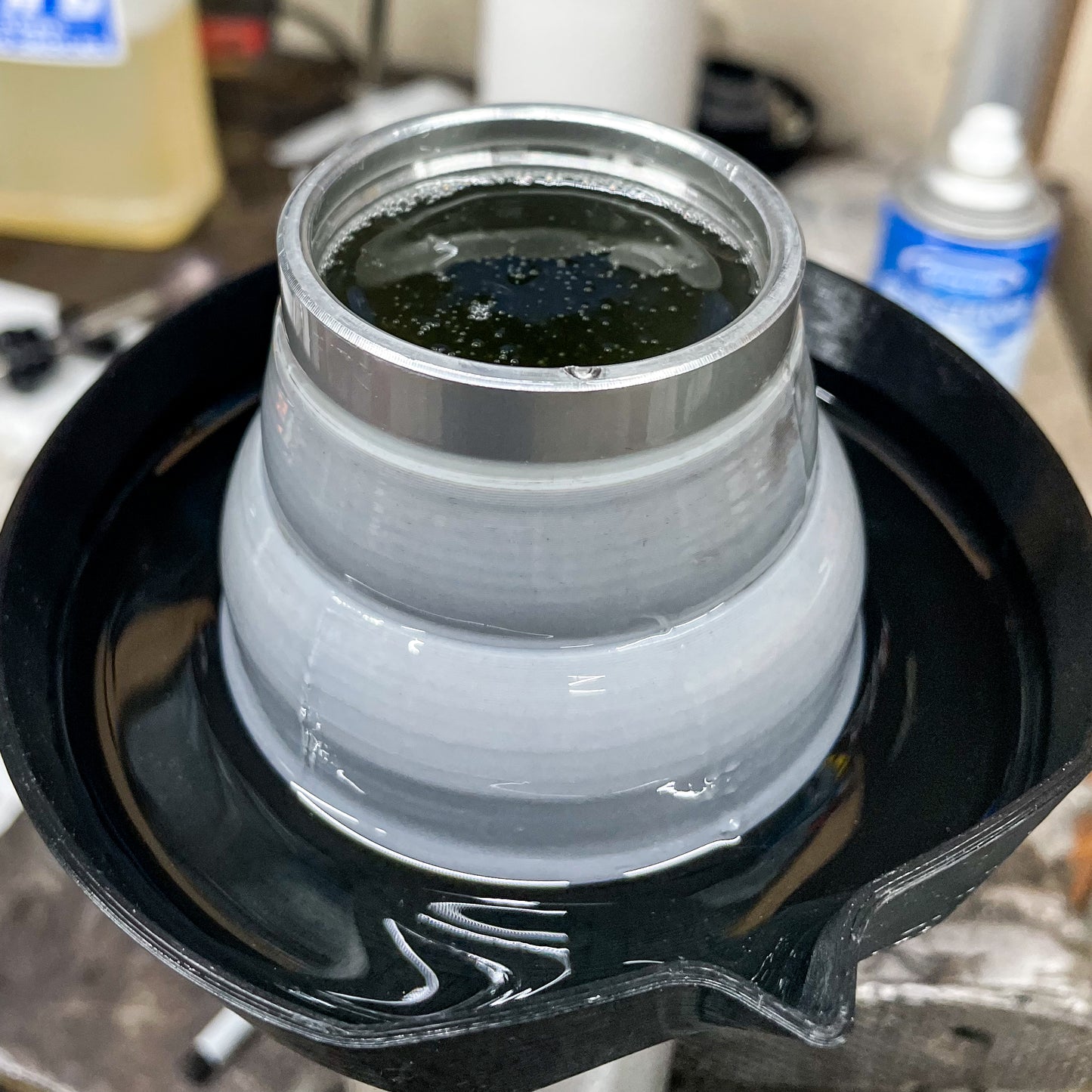 Shock Oil Catcher for Off-Road & UTV Shocks | No-Mess Servicing for 2" to 2.5" Body Shocks