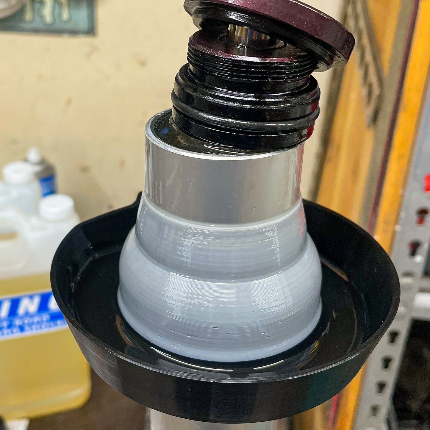 Shock Oil Catcher for Off-Road & UTV Shocks | No-Mess Servicing for 2" to 2.5" Body Shocks