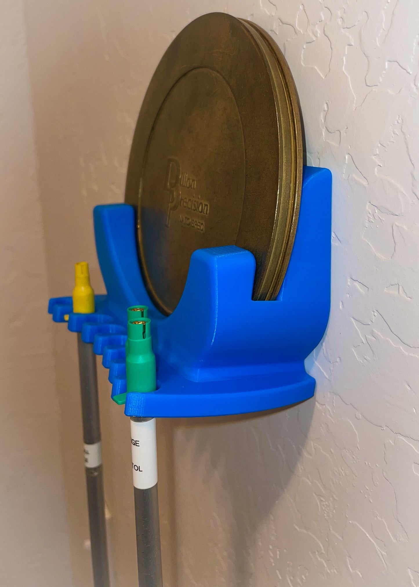 Wall-Mount Primer Flip Tray and Tube Holder – Compatible with Dillon Tray and Tubes
