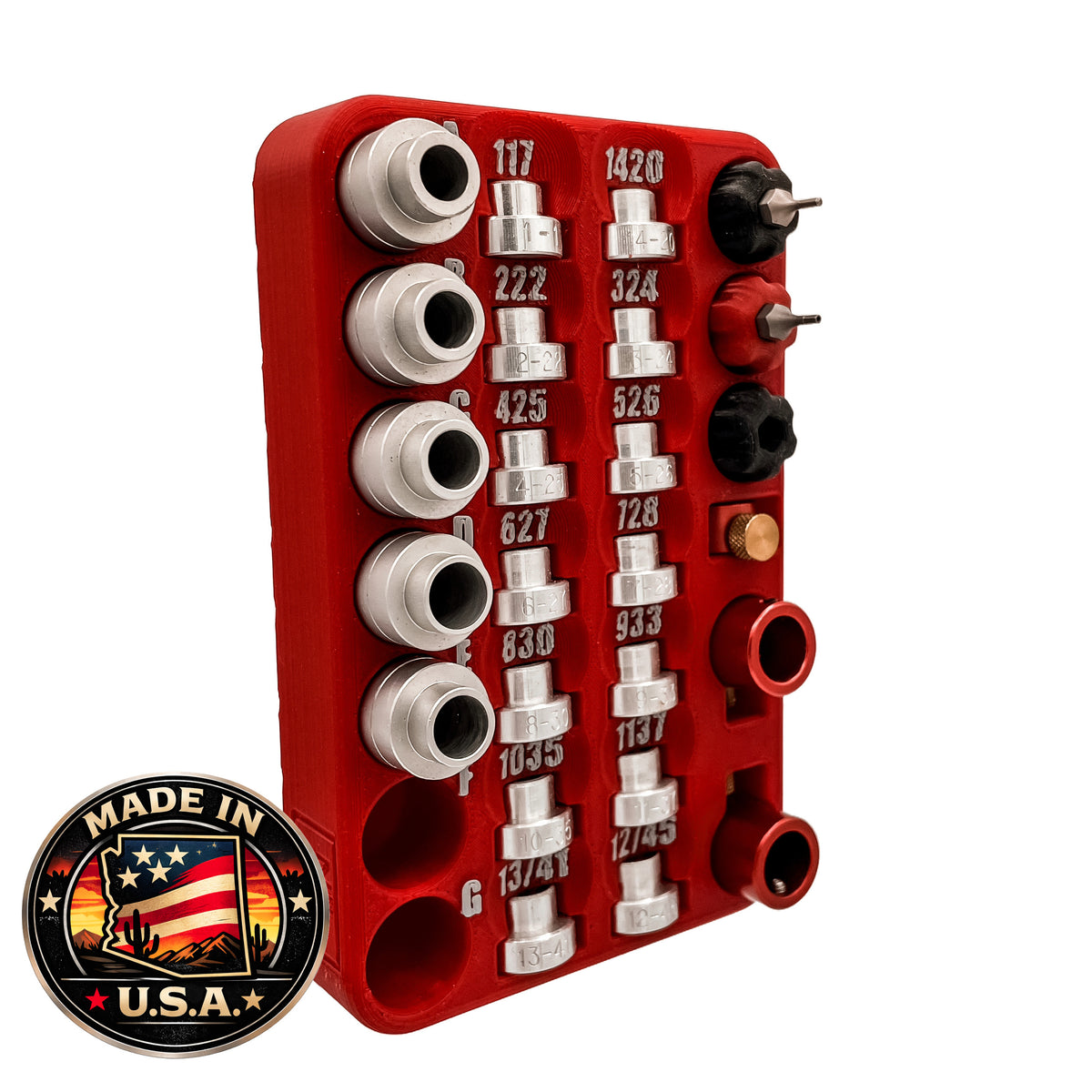 Bullet Chest Rack Precision Storage Rack for Headspace & Bullet Comparators - Compatible ...