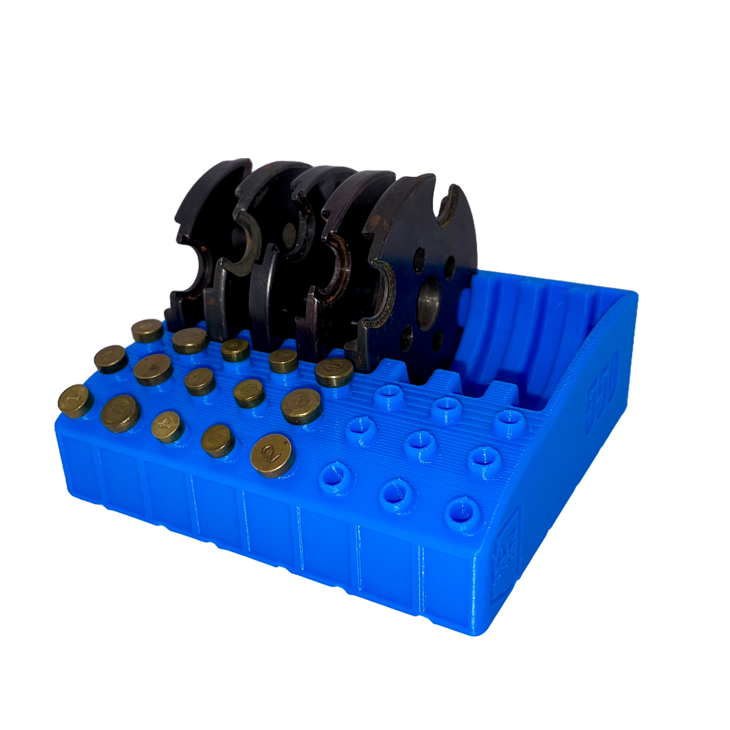 Shell Plate and Locator Pin Holder for Dillon 550 Caliber Conversion Kits