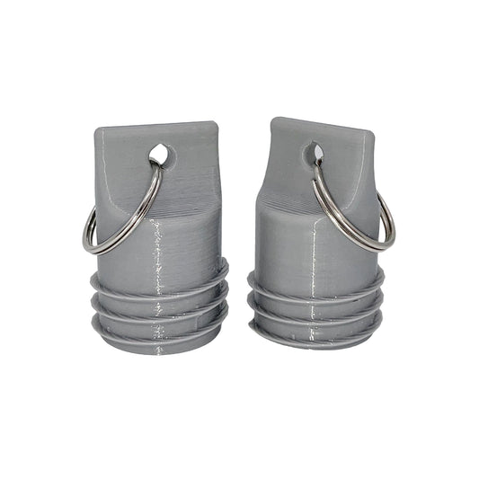 Propane Hose Plug 2-Pack – QCC1 Thread – Made in USA – RV, BBQ, Overland & Generator Hose Protection